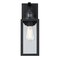 Westinghouse Fixture Wall Outdoor 60W Motion Sensor Victoria, Matte Black Clear Glass 6122600 - alternate 1